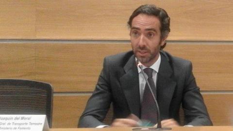 Joaquín del Moral, director general de Transporte Terrestre del Ministerio de Fomento.