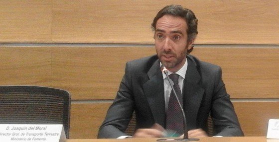 Joaquín del Moral, director general de Transporte Terrestre del Ministerio de Fomento.