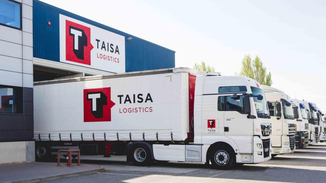Camiones de Taisa Logistics para el servicio logístico y de distribución de Mahou San Miguel.