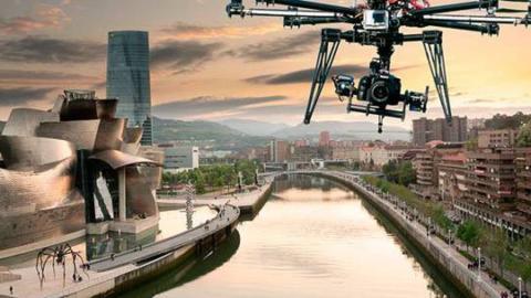 Tecnología RFID y drones para monitorización aérea. Fotografía cedida por Stockare y Drone by Drone.