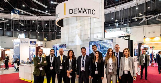 El equipo de Dematic en el Stand G22 de Logistics & Distribution Madrid 2018.