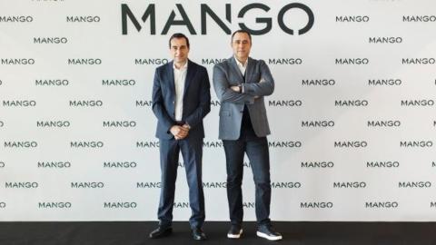 Toni Ruiz, director general de Mango España y Antonio Pascual Barroso, supply chain global director de Mango