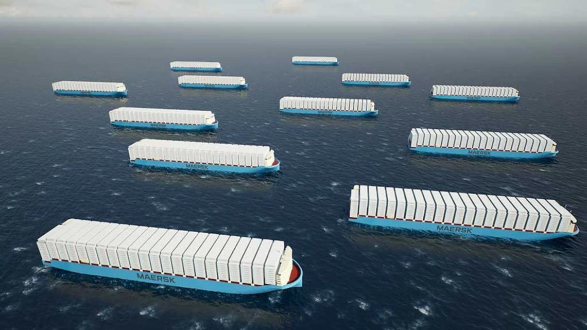 Maersk acelera la descarbonización de la flota con 12 grandes buques oceánicos que operarán con metanol verde a partir de 2024.
