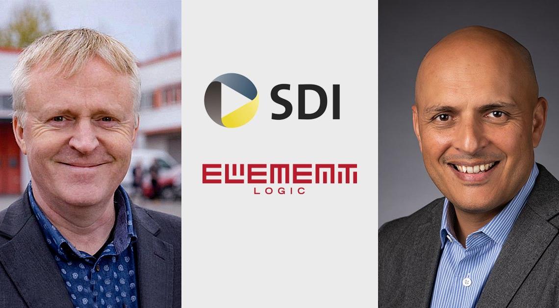 Dag-Adler Blakseth, cofundador y director general de Element Logic, y Krish Nathan, director general de SDI Industries.