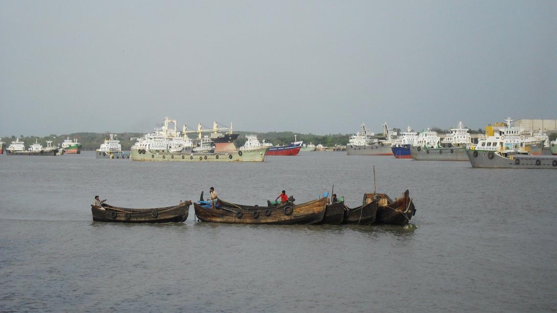 Imagen de archivo del puerto de Chittagong, en Bangladesh