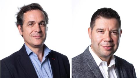 Javier Echenique, nuevo director general en Italia y Jérôme Jacek, director general en Iberia de ID Logistics.