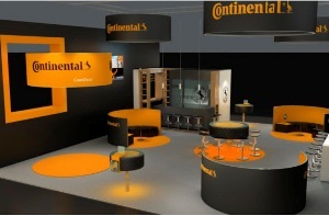 Imagen virtual del stand de Continental en CeMAT 2014