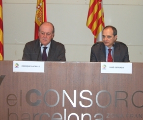 De izquierda a derecha, Enrique Lacalle, presidente del SIL y José Estrada, director general del CEL