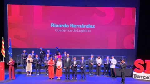 Ricardo J. Hernández, galardonado en la Nit de la Logística del SIL 2023.