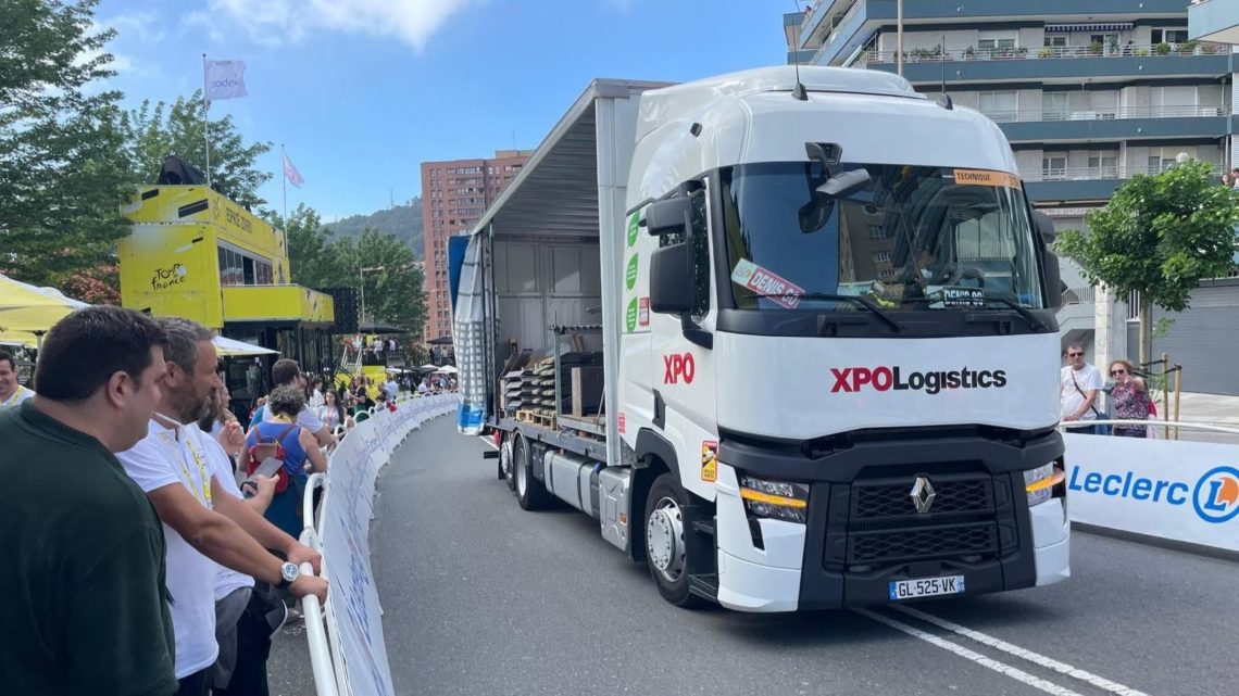 XPO será el encargado de transportar y distribuir las 690 toneladas de materiales necesarios para cubrir las 21 etapas del Tour de Francia.