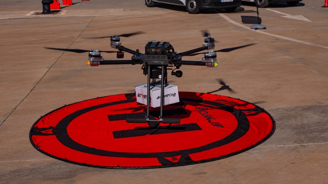El dron ha sido probado en el Puerto de Las Palmas.
