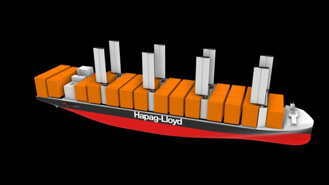 Hapag-Lloyd explora el potencial de la propulsión eólica para mover su flota.