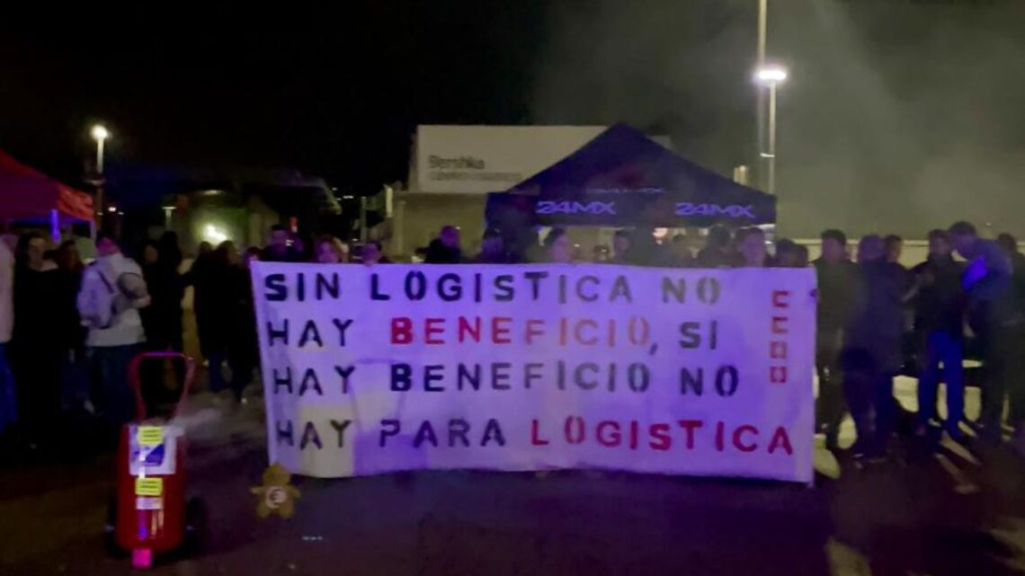 La huelga de Bershka Logística paraliza totalmente el centro logístico de Barcelona